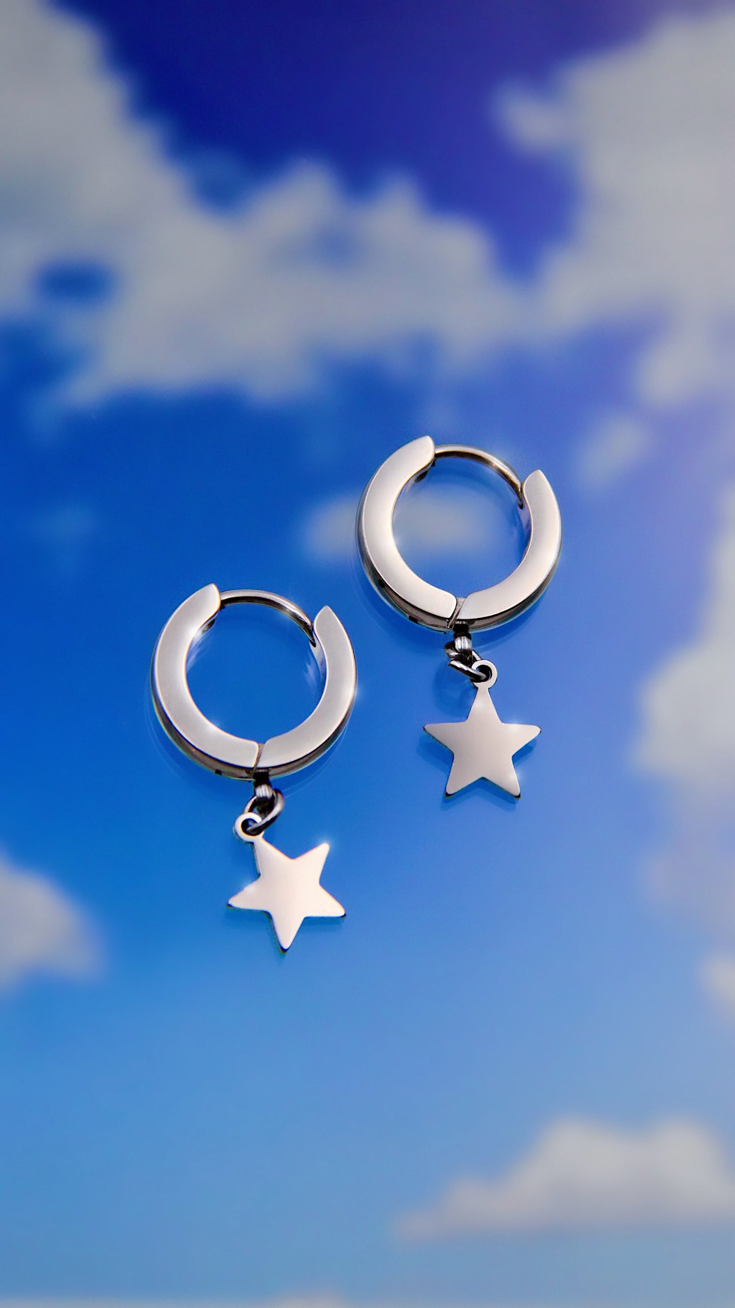 CYBER STAR EARRINGS