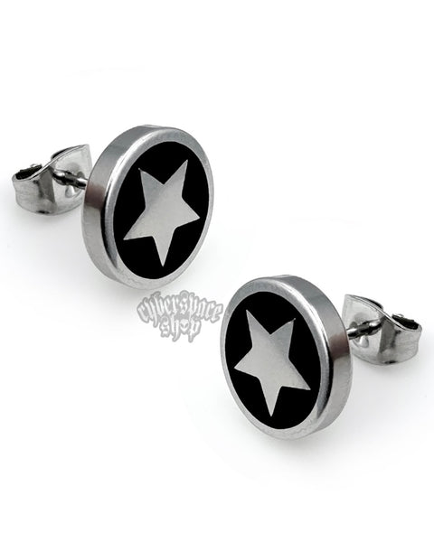 PUNK STAR STUD EARRINGS