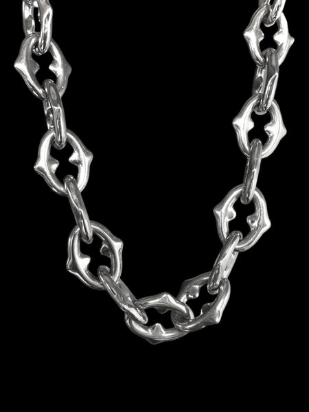 SPIKE CHAIN LINK NECKLACE