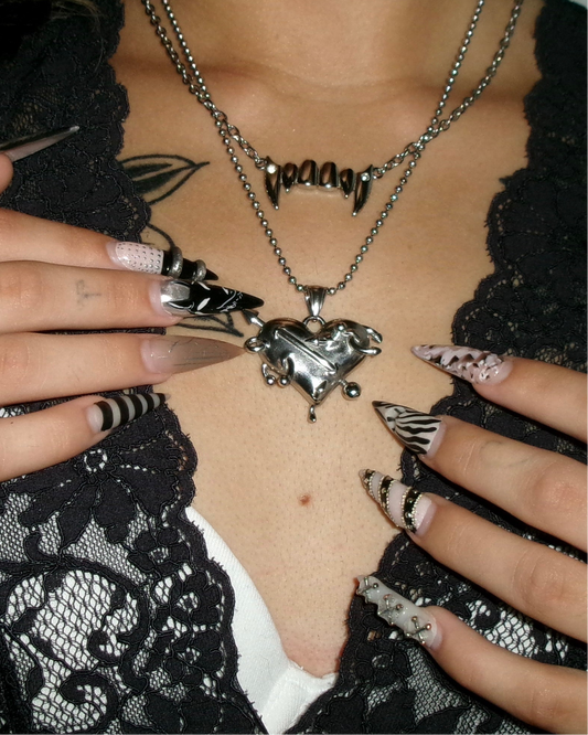 PIERCED LOVE NECKLACE