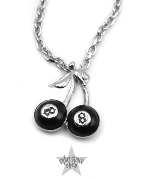 CHERRY 8 BALL NECKLACE