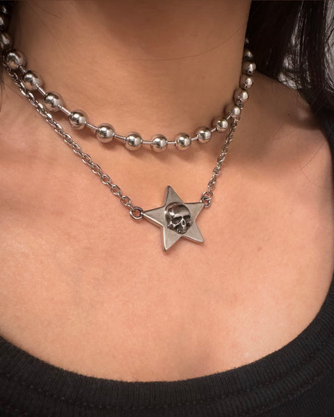 SKULL STAR NECKLACE