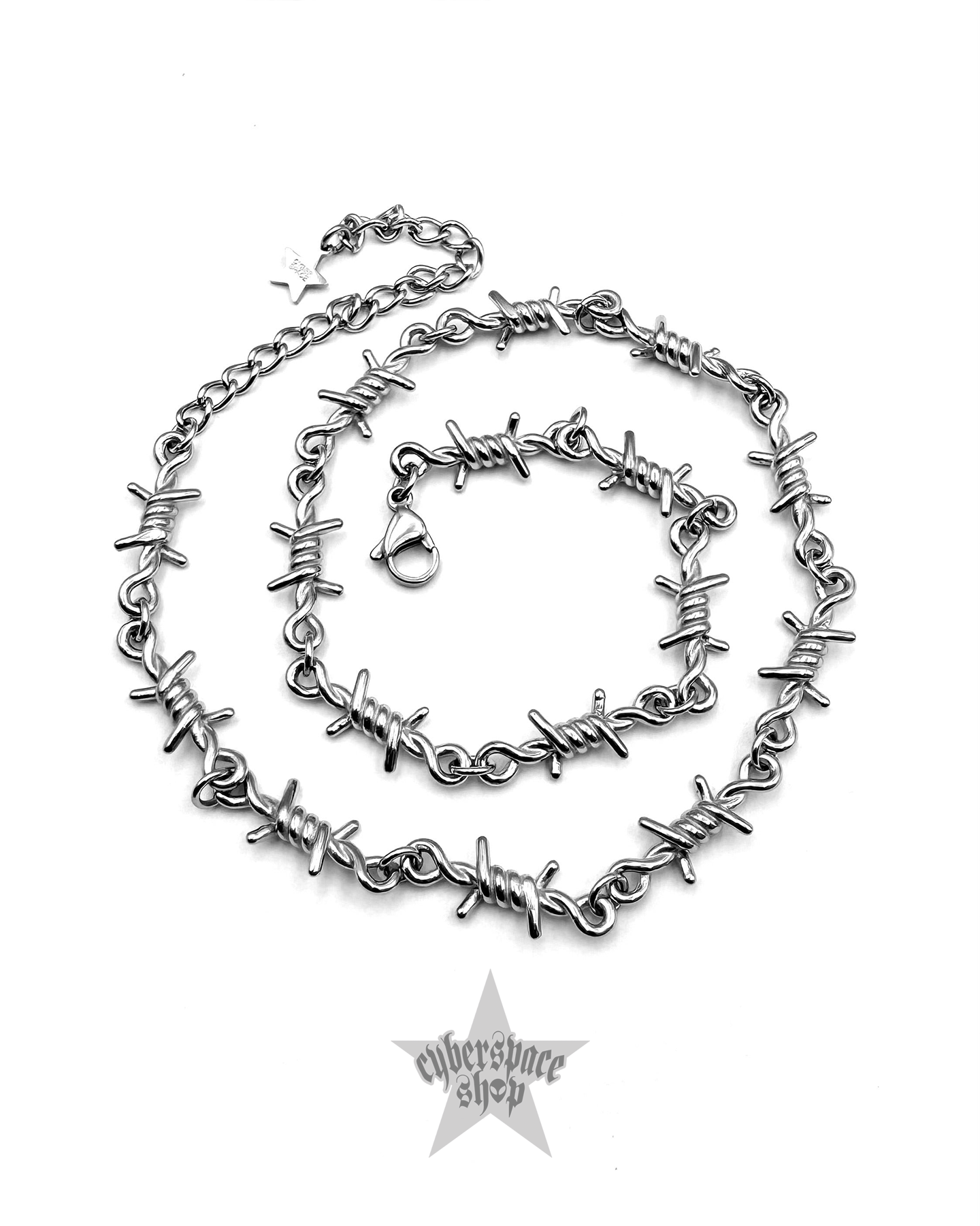 MINI BARBED WIRE NECKLACE