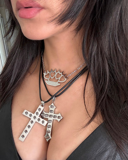REBEL CROSS NECKLACE