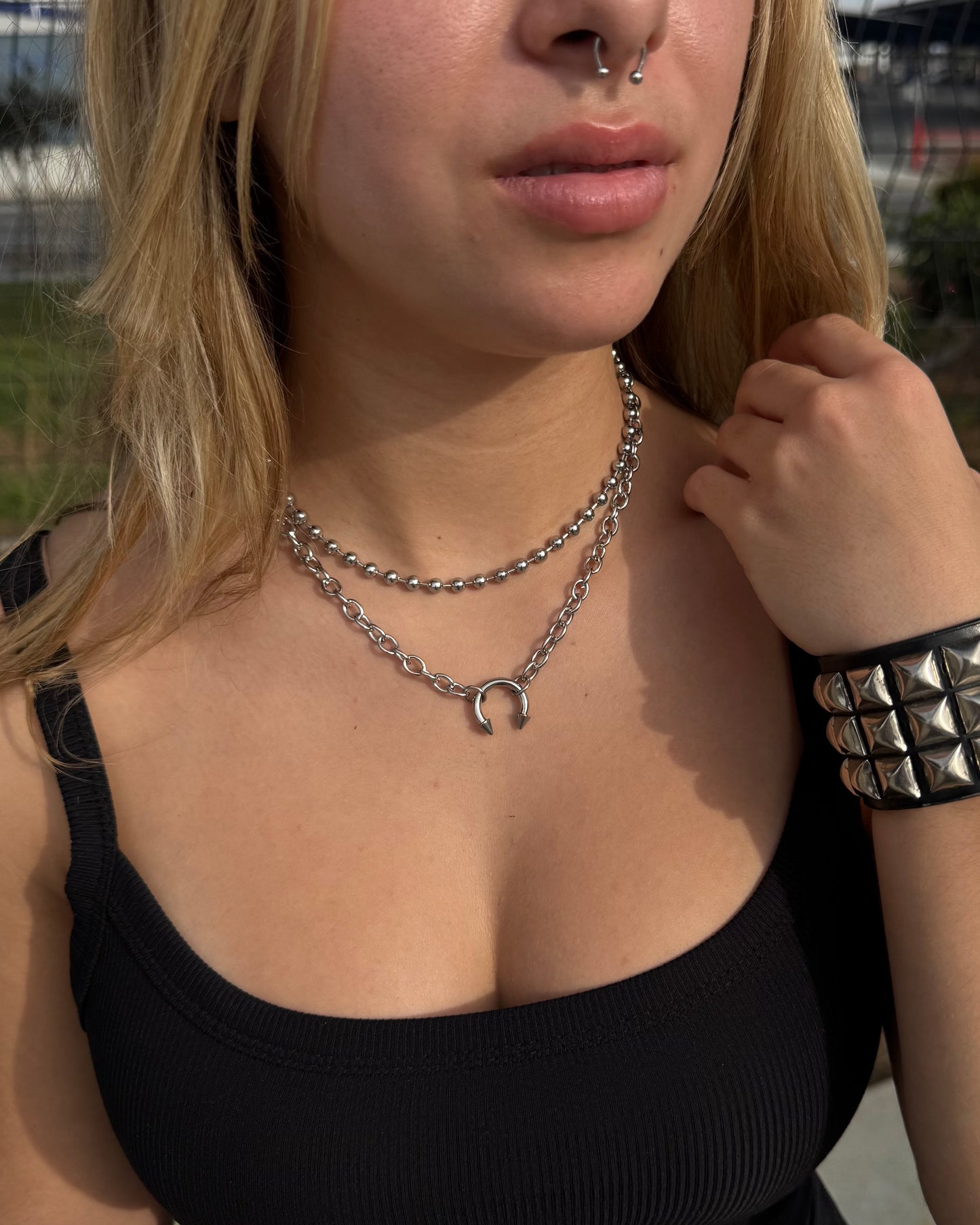 SPIKE SEPTUM NECKLACE