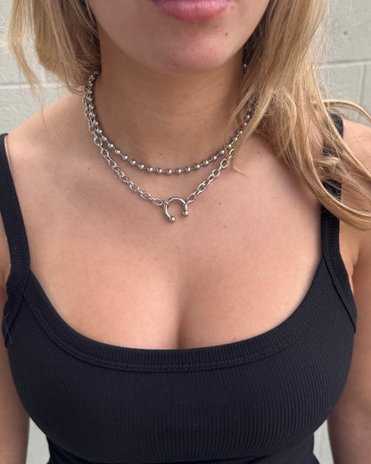 BALL SEPTUM NECKLACE