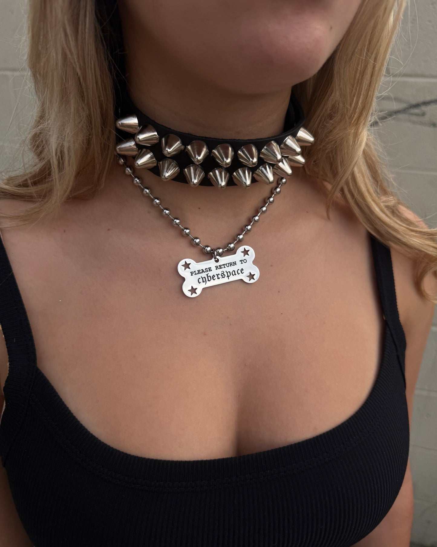 LOST BONE TAG NECKLACE