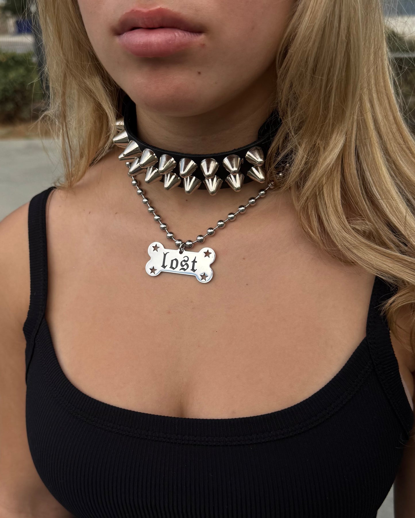 LOST BONE TAG NECKLACE