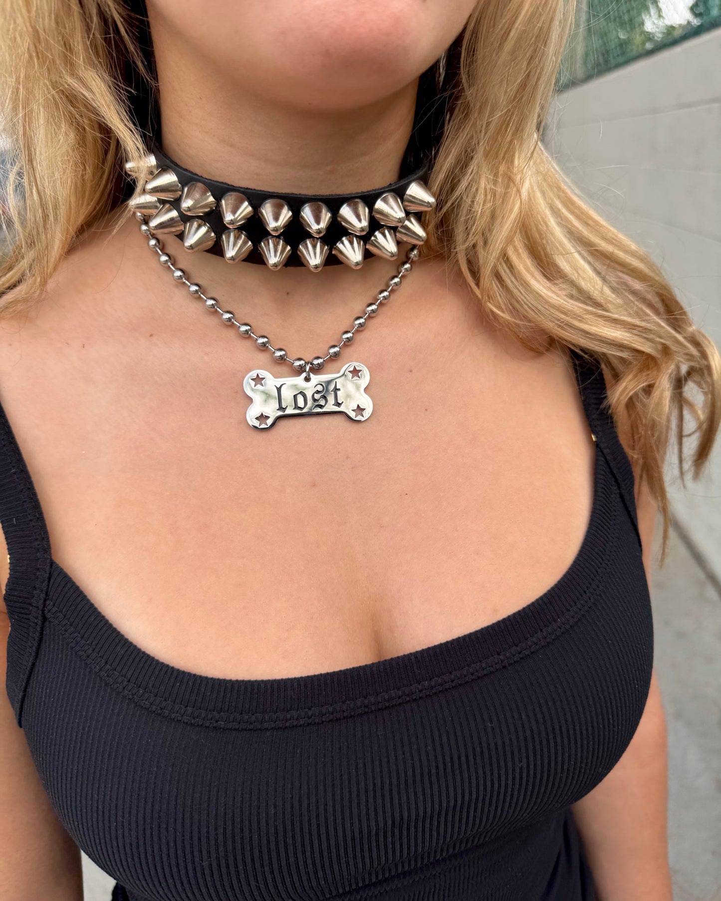 LOST BONE TAG NECKLACE