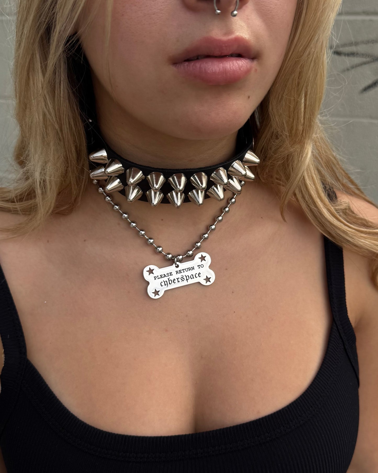 LOST BONE TAG NECKLACE