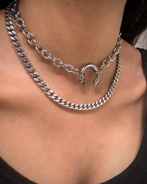 SMALL CUBAN CHAIN LINK NECKLACE