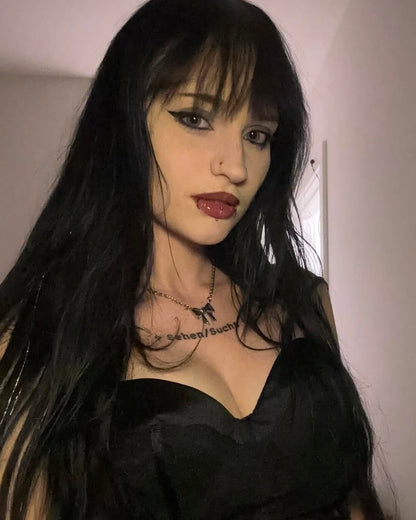 SKULL BOW NECKLACE