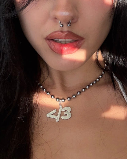 </3 NECKLACE
