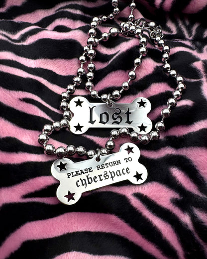 LOST BONE TAG NECKLACE
