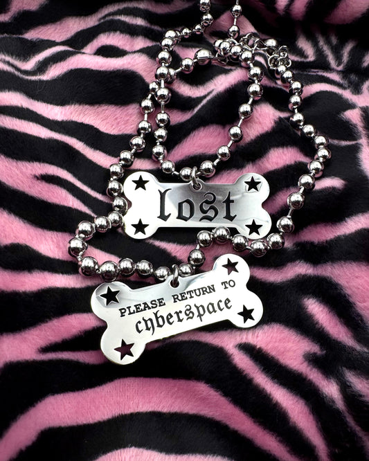 LOST BONE TAG NECKLACE