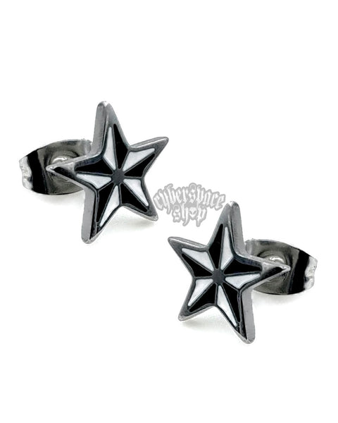 NAUTICAL STAR STUD EARRINGS