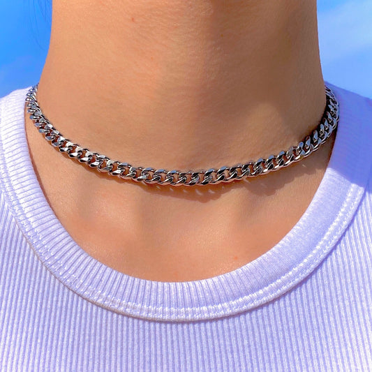 DAINTY CUBAN LINK CHOKER
