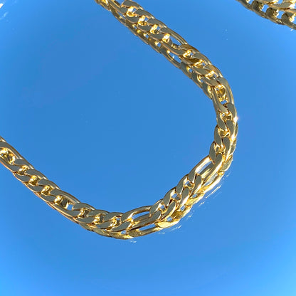 GOLD FIGARO NECKLACE