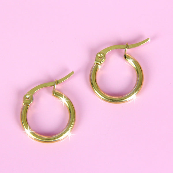 SIMPLE GOLD HOOPS