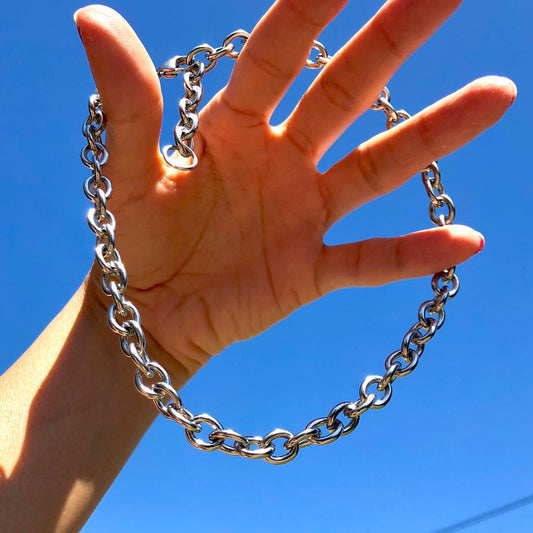 CHAIN LINK CHOKER NECKLACE