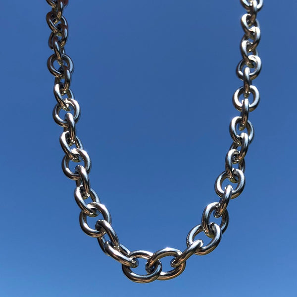CHAIN LINK CHOKER NECKLACE