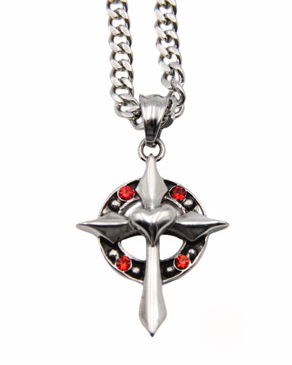 CROSS OF LOVE NECKLACE