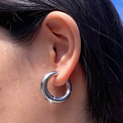 CHUNKY HOOP EARRINGS