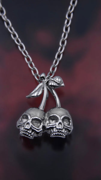 CHERRY SKULLS NECKLACE