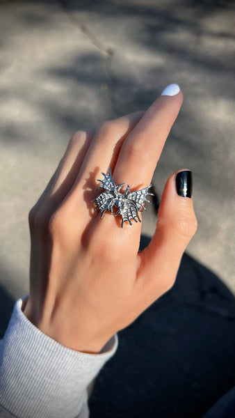 SPIDER BUTTERFLY RING