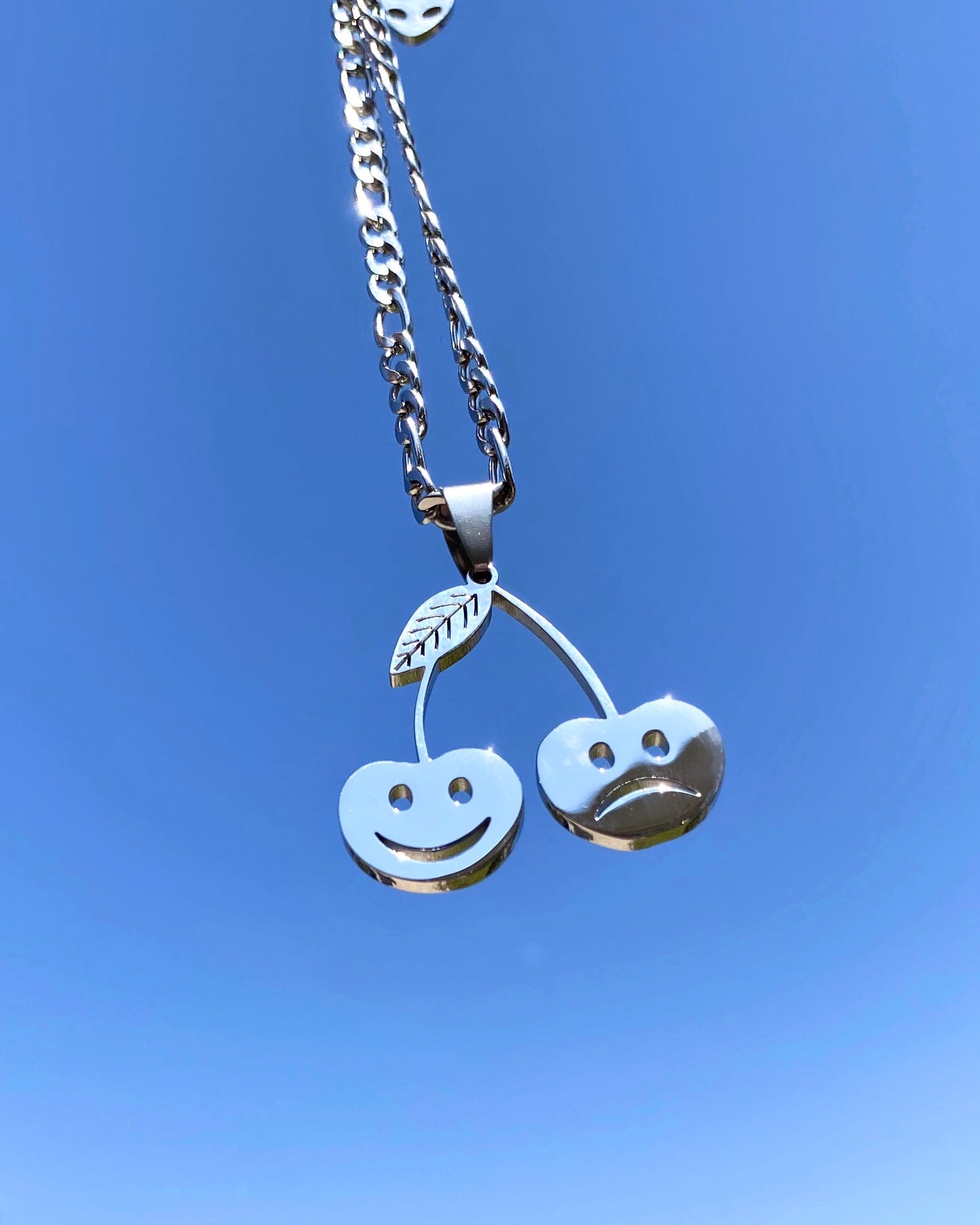 SMILE NOW CRY LATER CHERRY NECKLACE