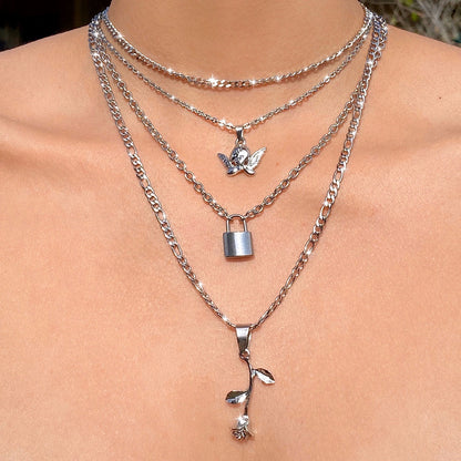 DAINTY LAYERED NECKLACE SET