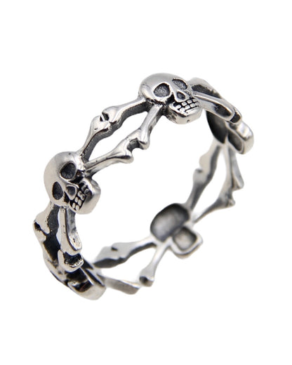 SKULL AND CROSS BONES RING