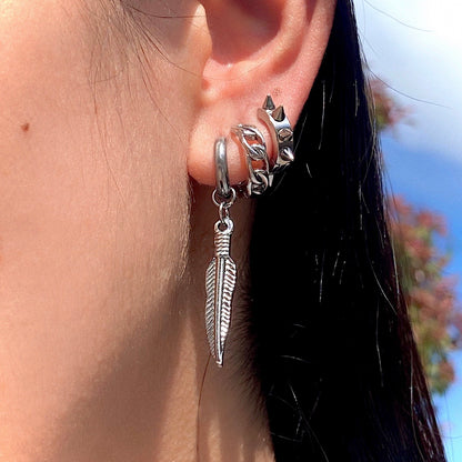 FEATHER EARRINGS