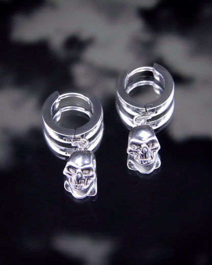 SINNER SKULL EARRINGS