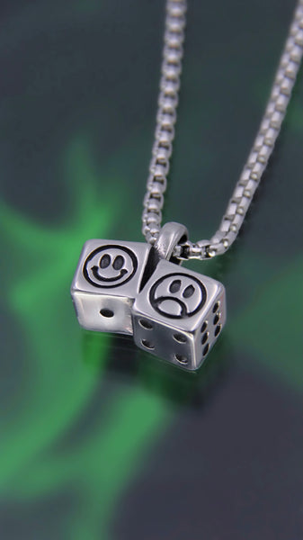 MIXED EMOTIONS DICE NECKLACE