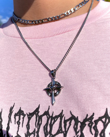 CROSS OF LOVE NECKLACE