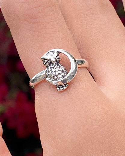 THE WISE OWL RING
