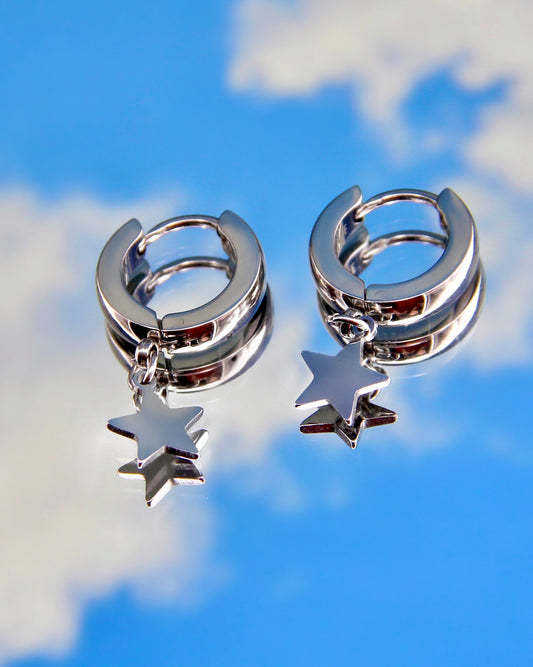 CYBER STAR EARRINGS