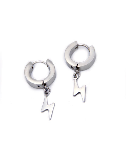 LIGHTNING BOLT HOOPS