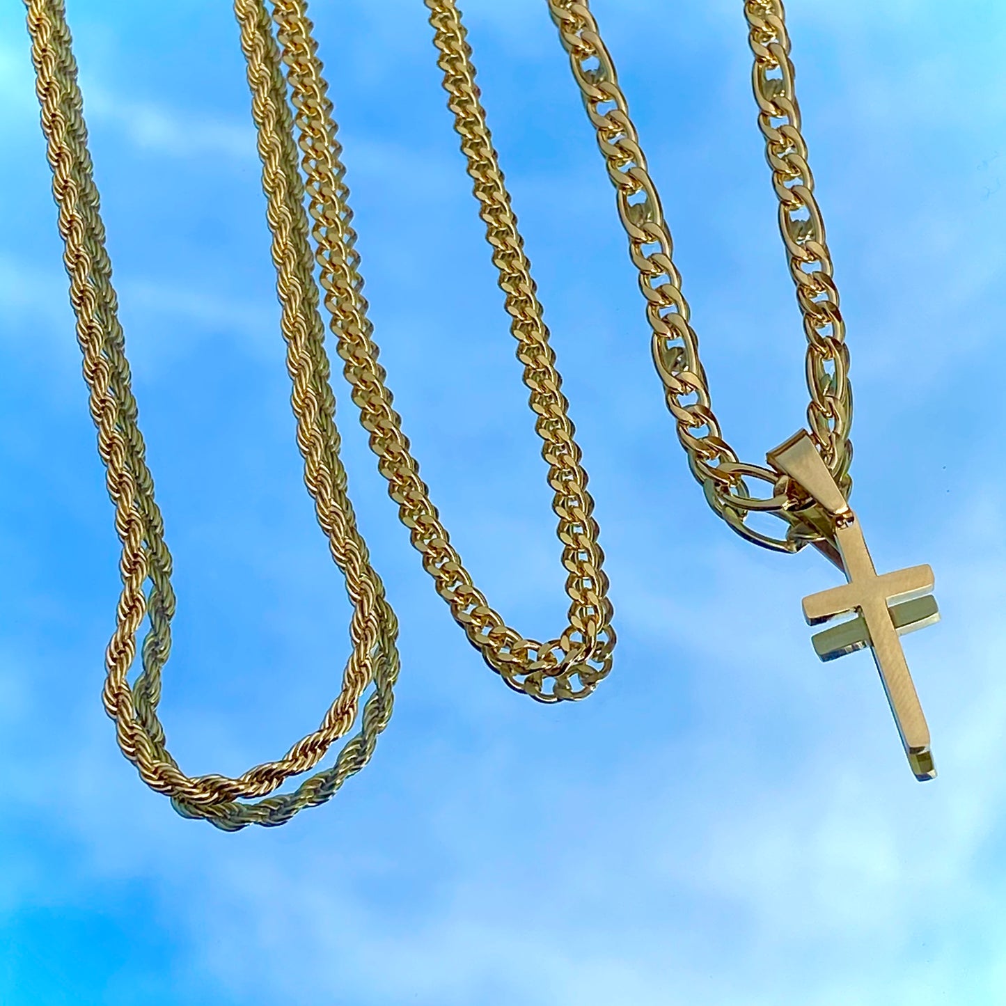 GOLD NECKLACE SET