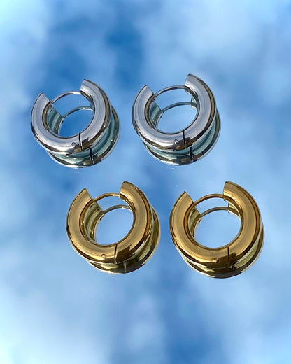 MINI CHUNKY HOOPS