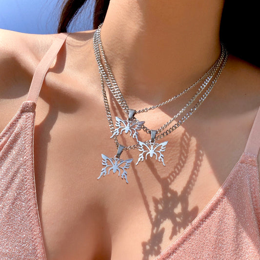 TRIBAL BUTTERFLY NECKLACE