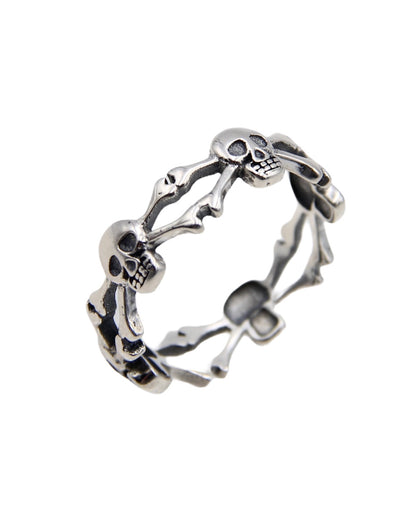 SKULL AND CROSS BONES RING