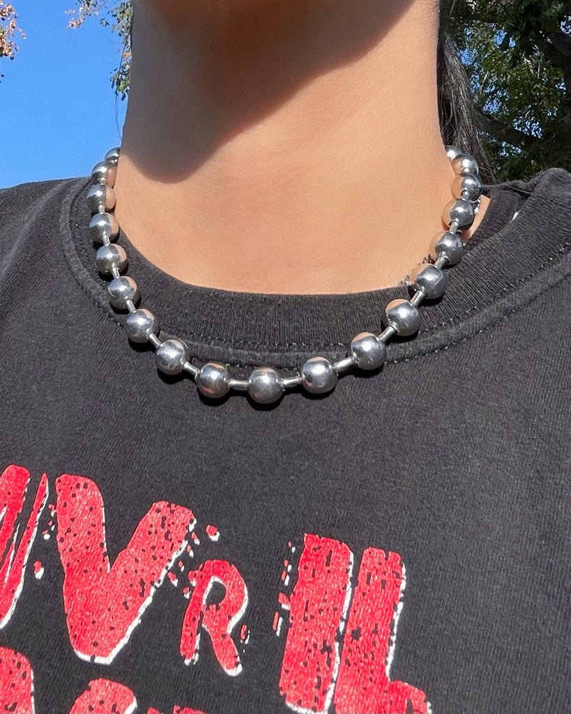 Chunky Ball Chain Necklace 18”