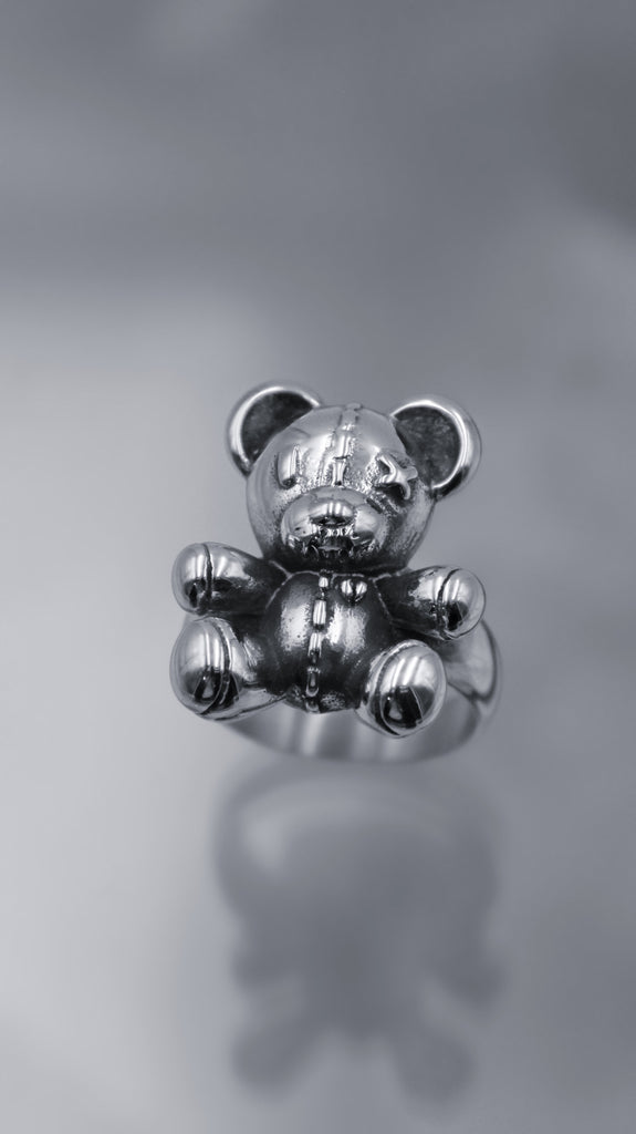 14K Yellow Gold Childs Polished Teddy Bear Ring (Size 5) Made In United  States r194 - Walmart.com