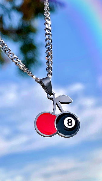 8 BALL CHERRY NECKLACE