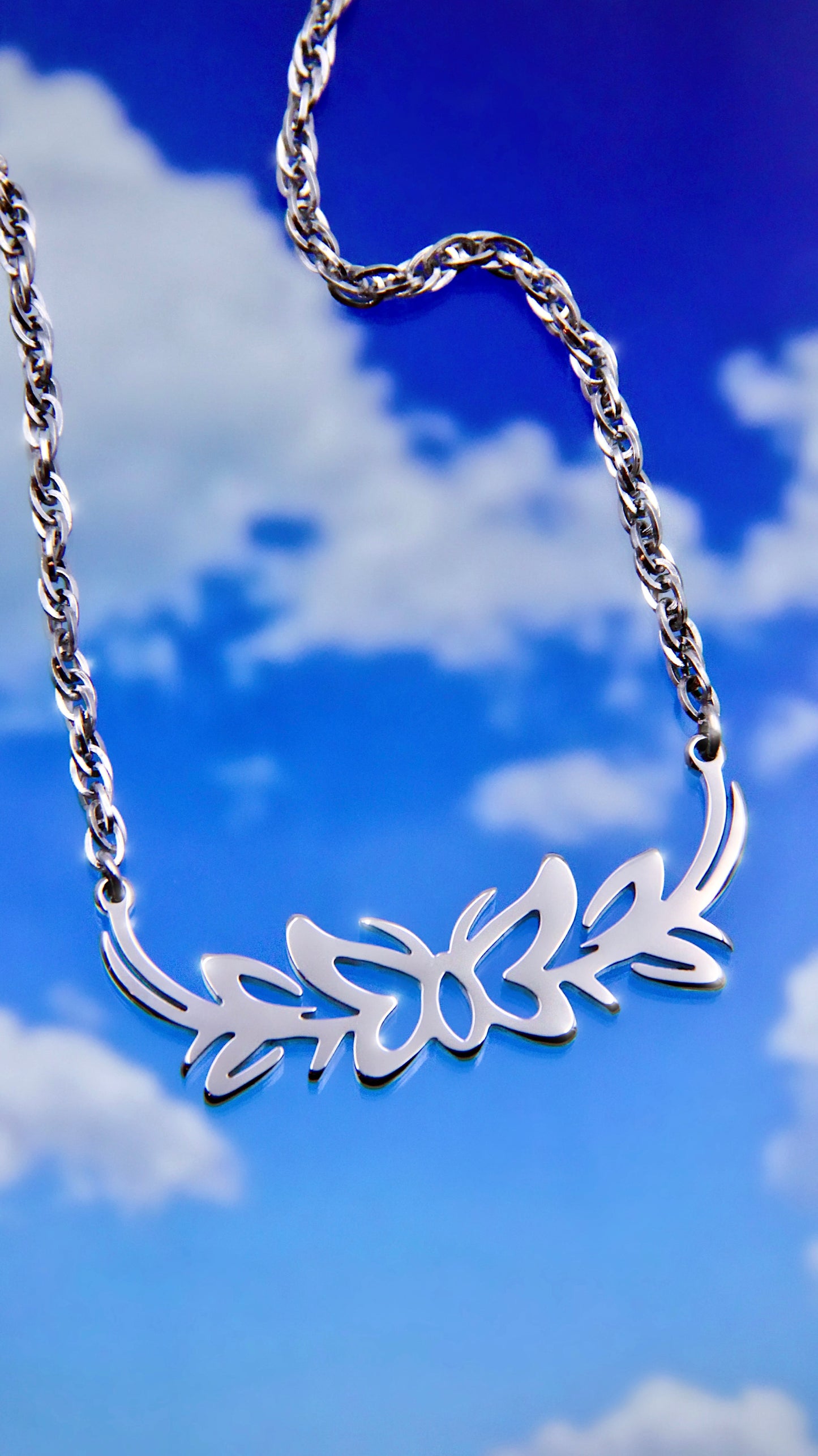 Y2K TRIBAL BUTTERFLY NECKLACE